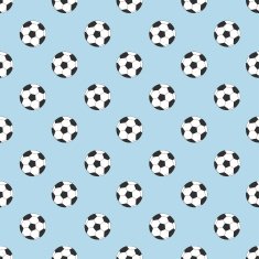 Footballs seamless pattern N2