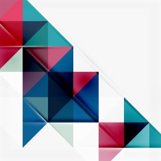 Abstract geometric background Modern overlapping triangles N585