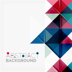 Abstract geometric background Modern overlapping triangles N586