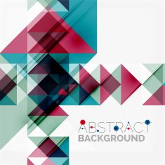 Abstract geometric background Modern overlapping triangles N587