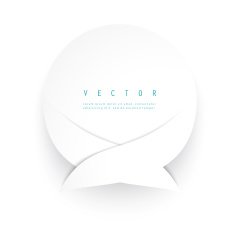 Vector Paper circle with drop shadows N6