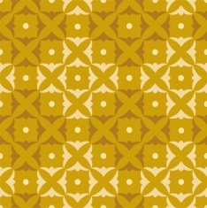 Pattern squares shamrocks gold