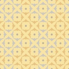 Pattern squares shamrocks yellow