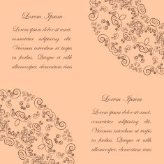 Beige background with vintage ornate pattern