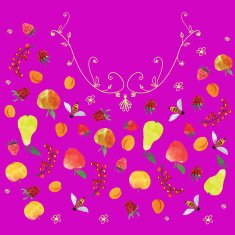 ornament based on fruits N8