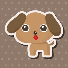 animal dog cartoon theme elements N39