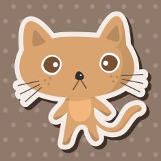 animal cat cartoon theme elements N23