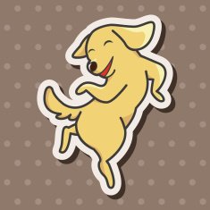 animal dog cartoon theme elements N40