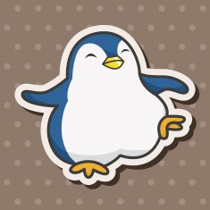 animal pengiun cartoon theme elements N4