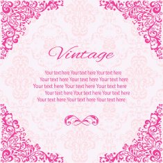 invitation card vintage N12