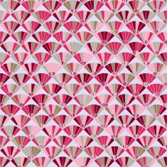 Simple fan pattern Based on Traditional Japanese Embroidery