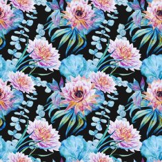 Nice floral watercolor seamless pattern N5