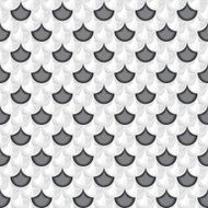 Seamless grayscale river fish scales