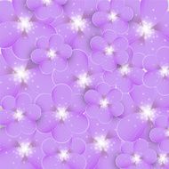 Background with purple flowers