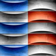 Abstract American background - waves decoration USA Colors