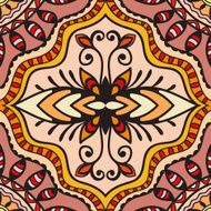 Vector geometric pattern with seamless texture Tribal ethnic ornament N10