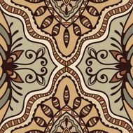 Vector geometric pattern with seamless texture Tribal ethnic ornament N11