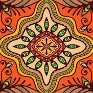 Vector geometric pattern with seamless texture Tribal ethnic ornament N13