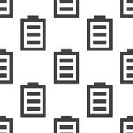 full battery vector seamless pattern N2