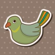 animal bird cartoon theme elements N9