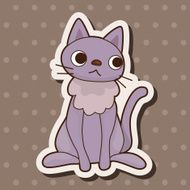 animal cat cartoon theme elements N24