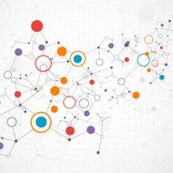 Network color technology communication background N4