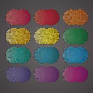 Background with palette