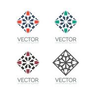 Vector geometric symbols N12