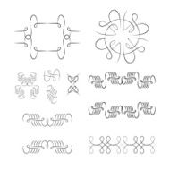 Vector Template Flourishes Set
