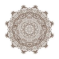 vintage circular pattern of indian N5