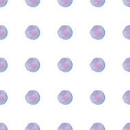 Watercolour polka dot seamless pattern N20