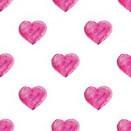 Watercolor hand drawn heart N11