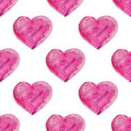 Watercolor hand drawn heart N12