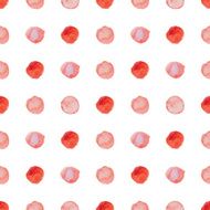 Watercolour polka dot seamless pattern N23