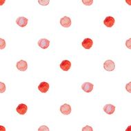 Watercolour polka dot seamless pattern N24
