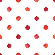 Watercolour polka dot seamless pattern N26