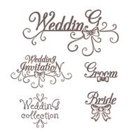 Wedding collection Bride Groom Invitation N2