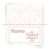 Wedding collection Name Cards design template N4