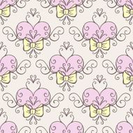 Wedding collection Seamless background Vector illustration