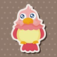 bird cartoon theme elements N41