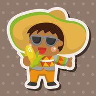 Mexican theme elements N60