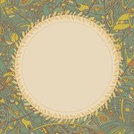 Decorative background with leaves N4
