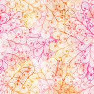 Seamless floral gradient pattern