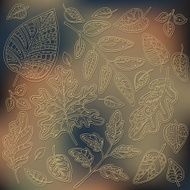 vector set of leaves N4