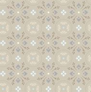 Pattern of cornflowers in circles gray