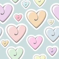 Valentine heart pattern
