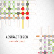 Abstract background with colorful dots
