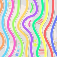 Abstract background with colored lines