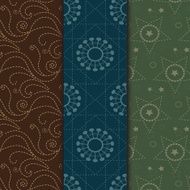 Seamless three retro