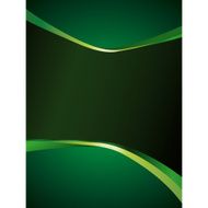 Green background with glossy elements